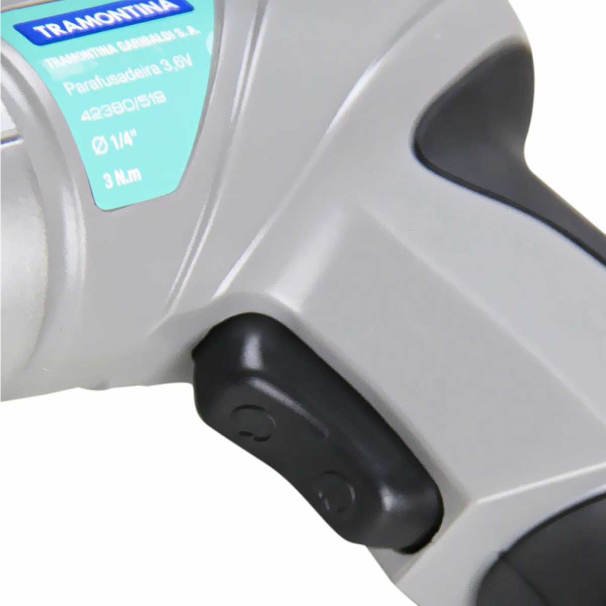 Parafusadeira A Bateria Tramontina 1/4" Ni-Cd 3,6 V Com 21 Acessorios