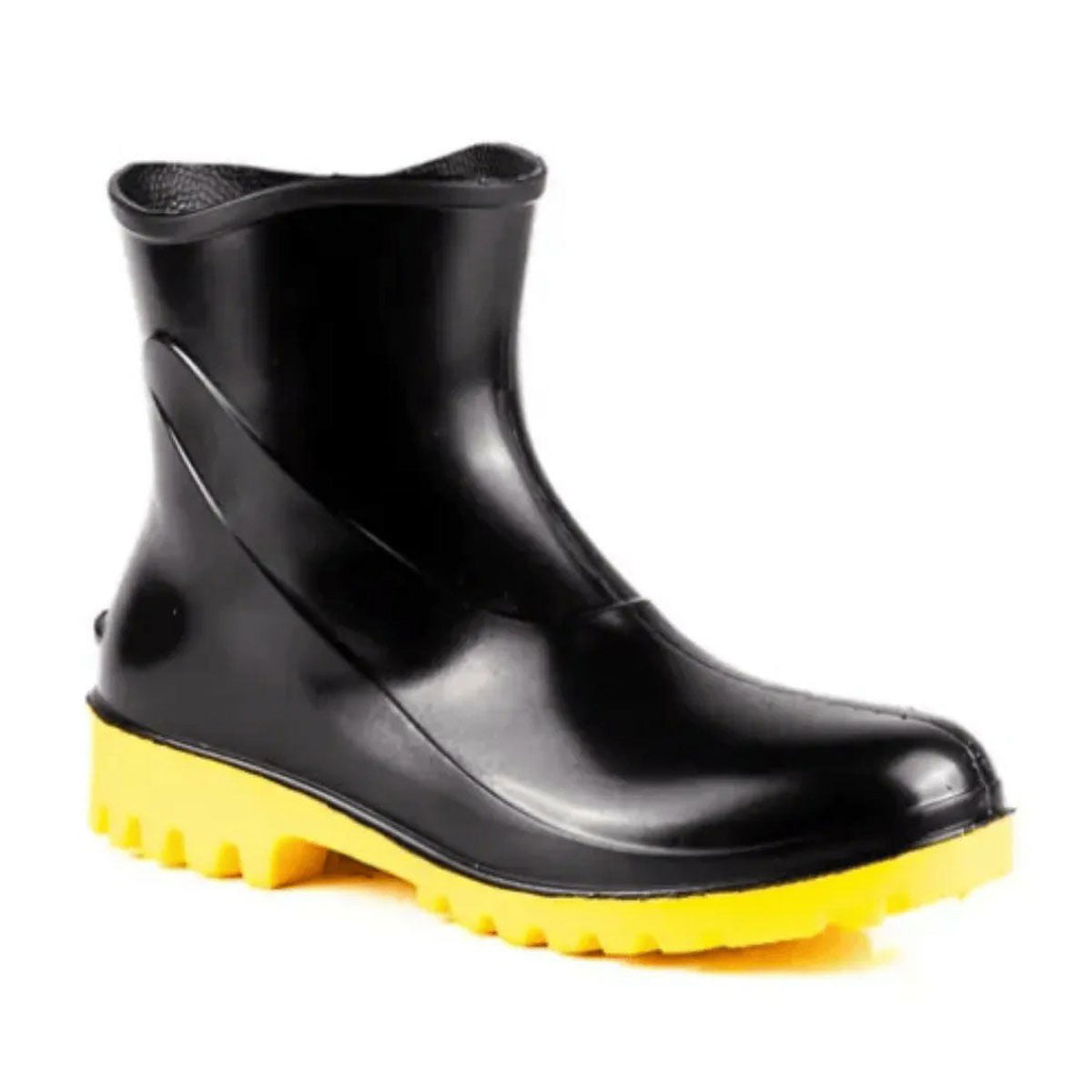 Bota Pvc Bracol PT/AM 16CM N39 CA37456 Sem/Forro