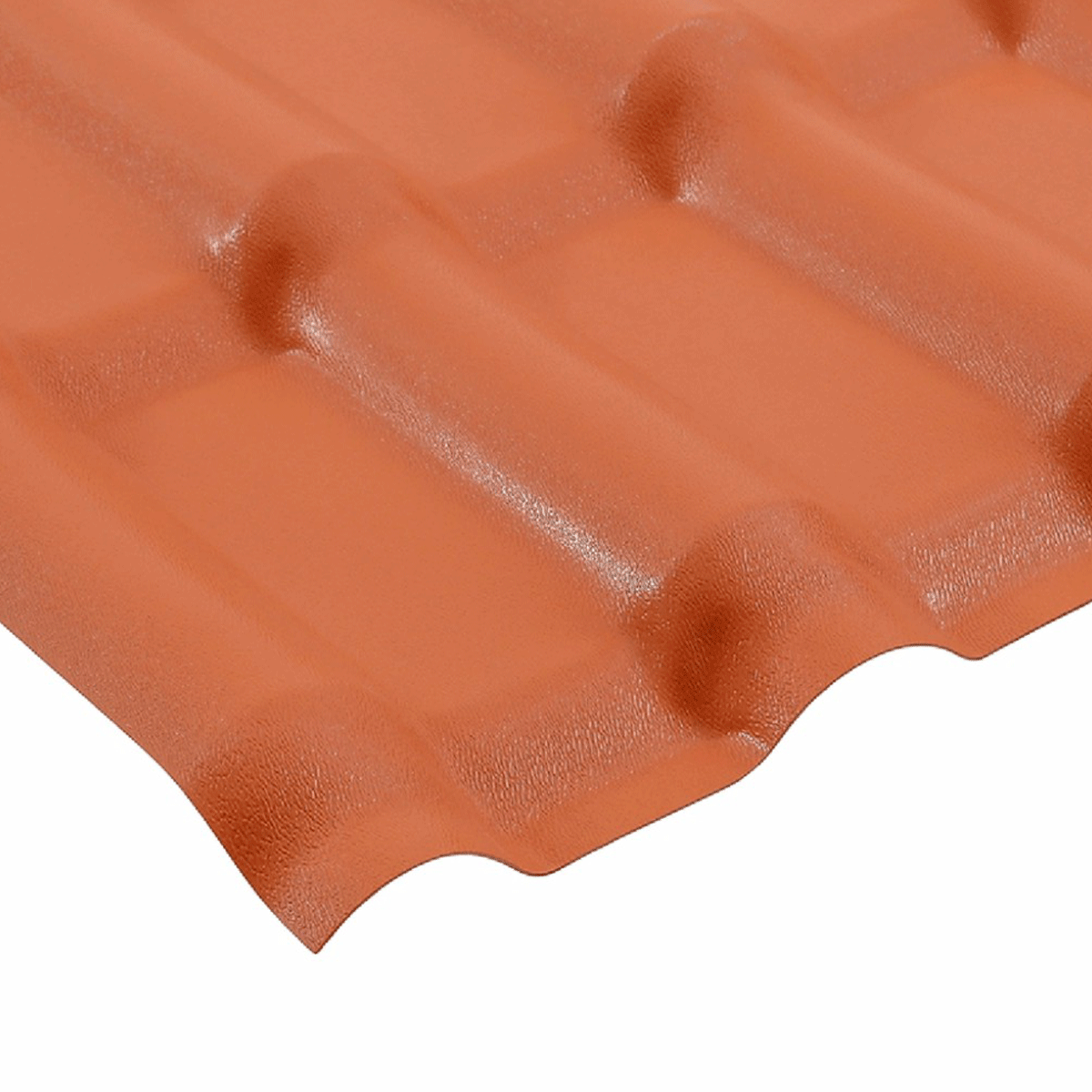 Telha Pvc Colonial Plan 2,41X0,88 Ceramica Nortelit