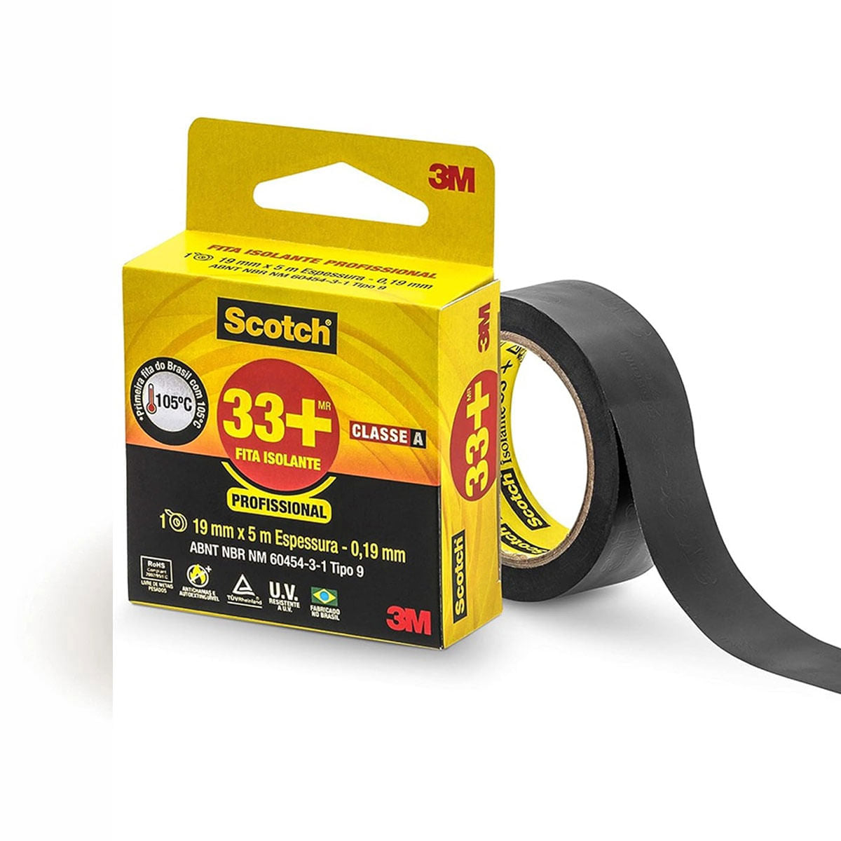 Fita Isolante 33+ Scotch™ 3M™