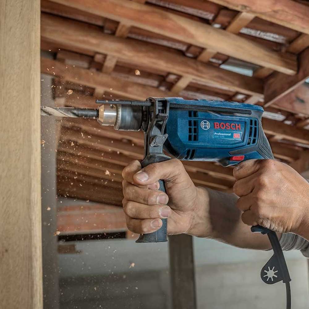 Furadeira Eletrica 13mm 1/2 GSB-13-RE Impacto 750W BOSCH