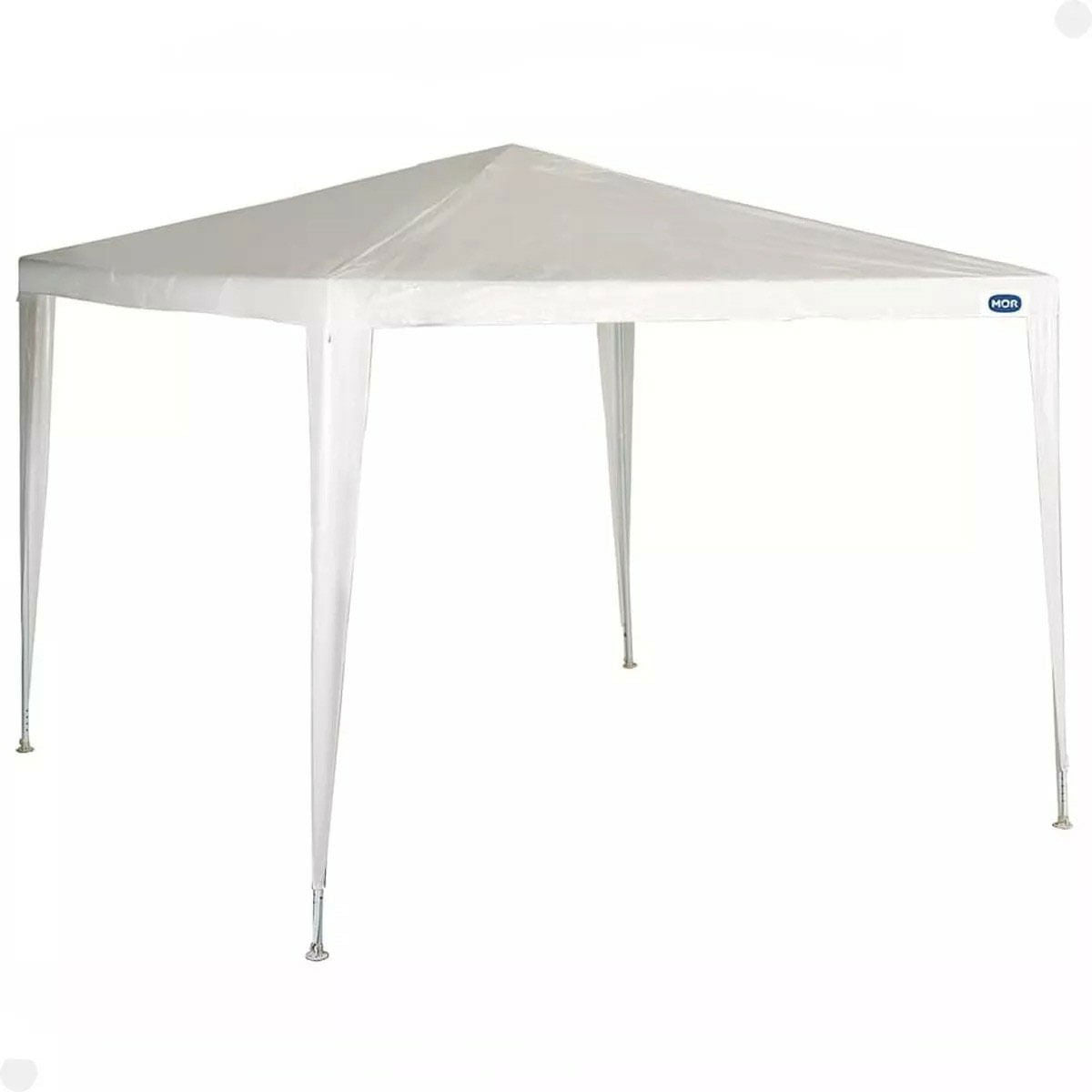 Tenda Mor Gazebo Rafia Branco 3MX3M  3537