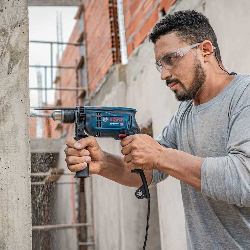 Furadeira Eletrica 13mm 1/2 GSB-13-RE Impacto 750W BOSCH