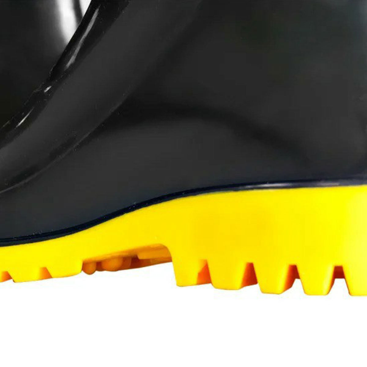 Bota Pvc Bracol PT/AM 16CM N39 CA37456 Sem/Forro