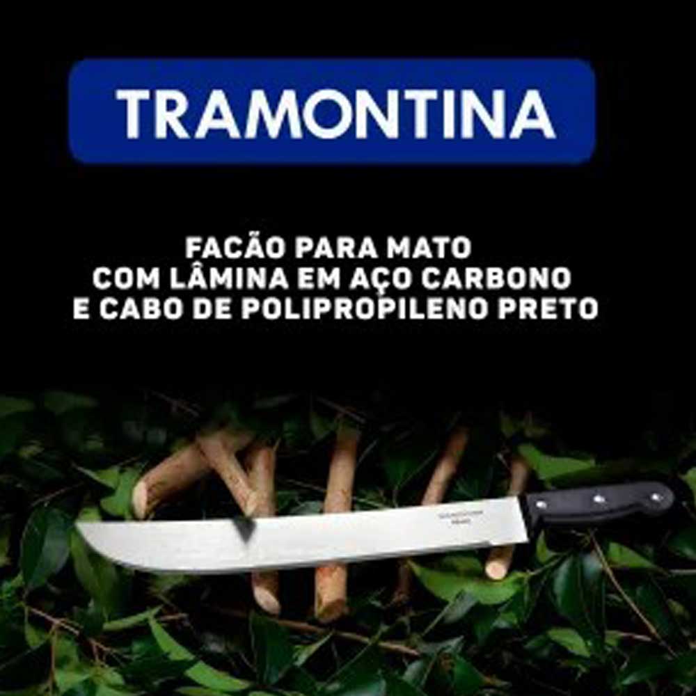Facão 10" Mato Cabo Carbono Tramontina