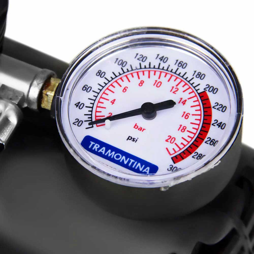 Compressor Ar Portatil Para Carros 300Psi 50w 12v Tramontina