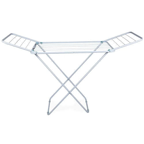 Varal De Chão Mor Aço Com/Abas Slim Branco
