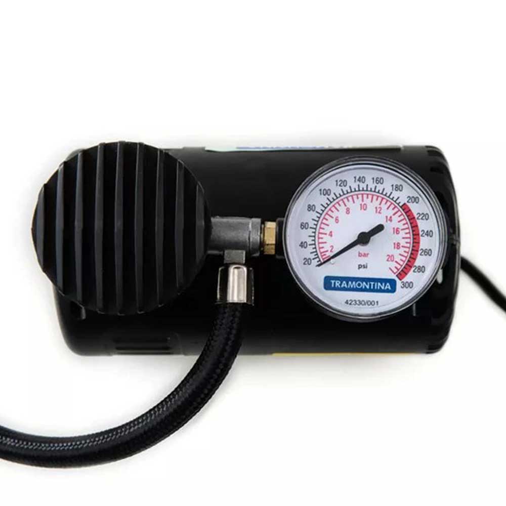 Compressor Ar Portatil Para Carros 300Psi 50w 12v Tramontina