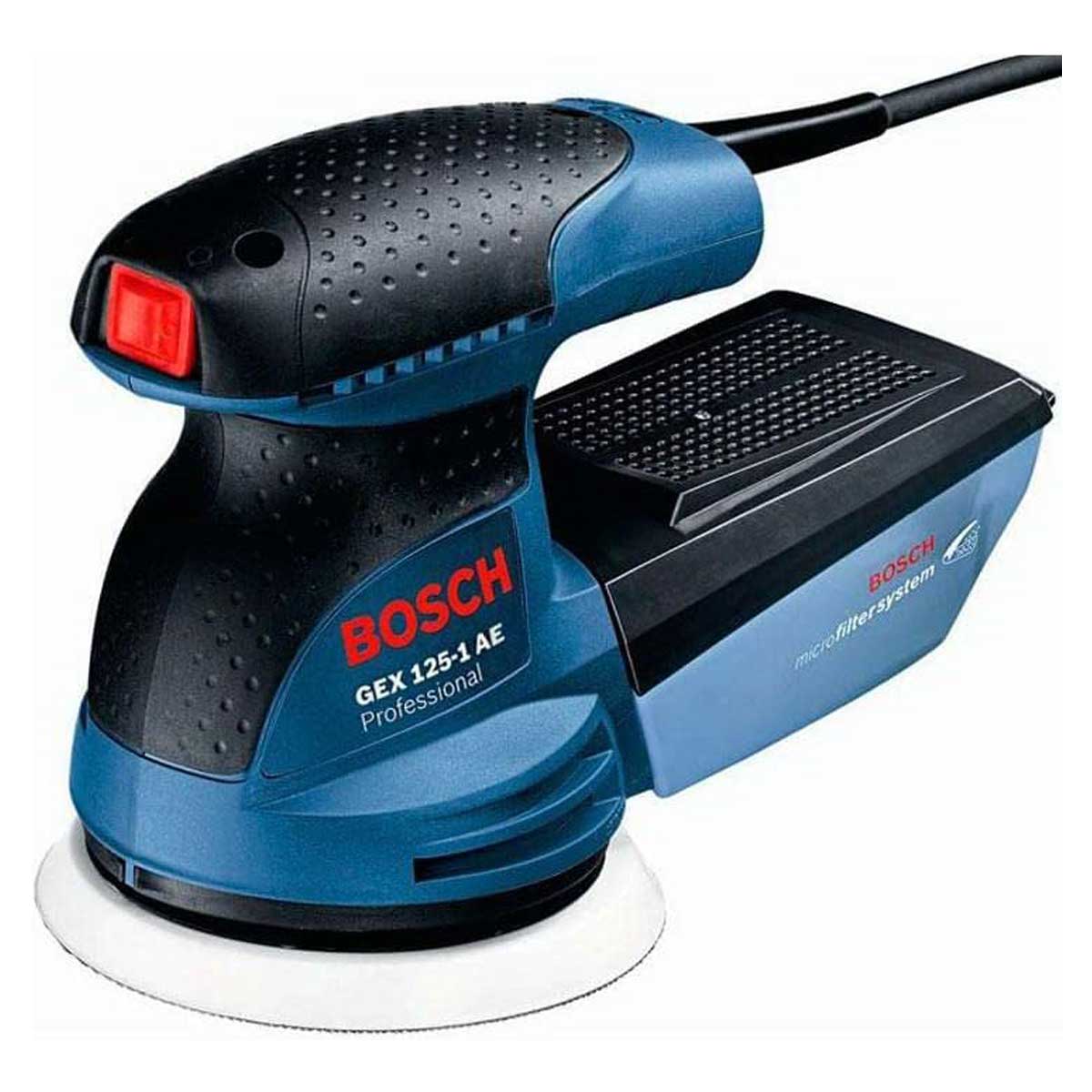 Lixadeira Orbital Bosch GEX 125-1 AE 250W  Coletor de Pó