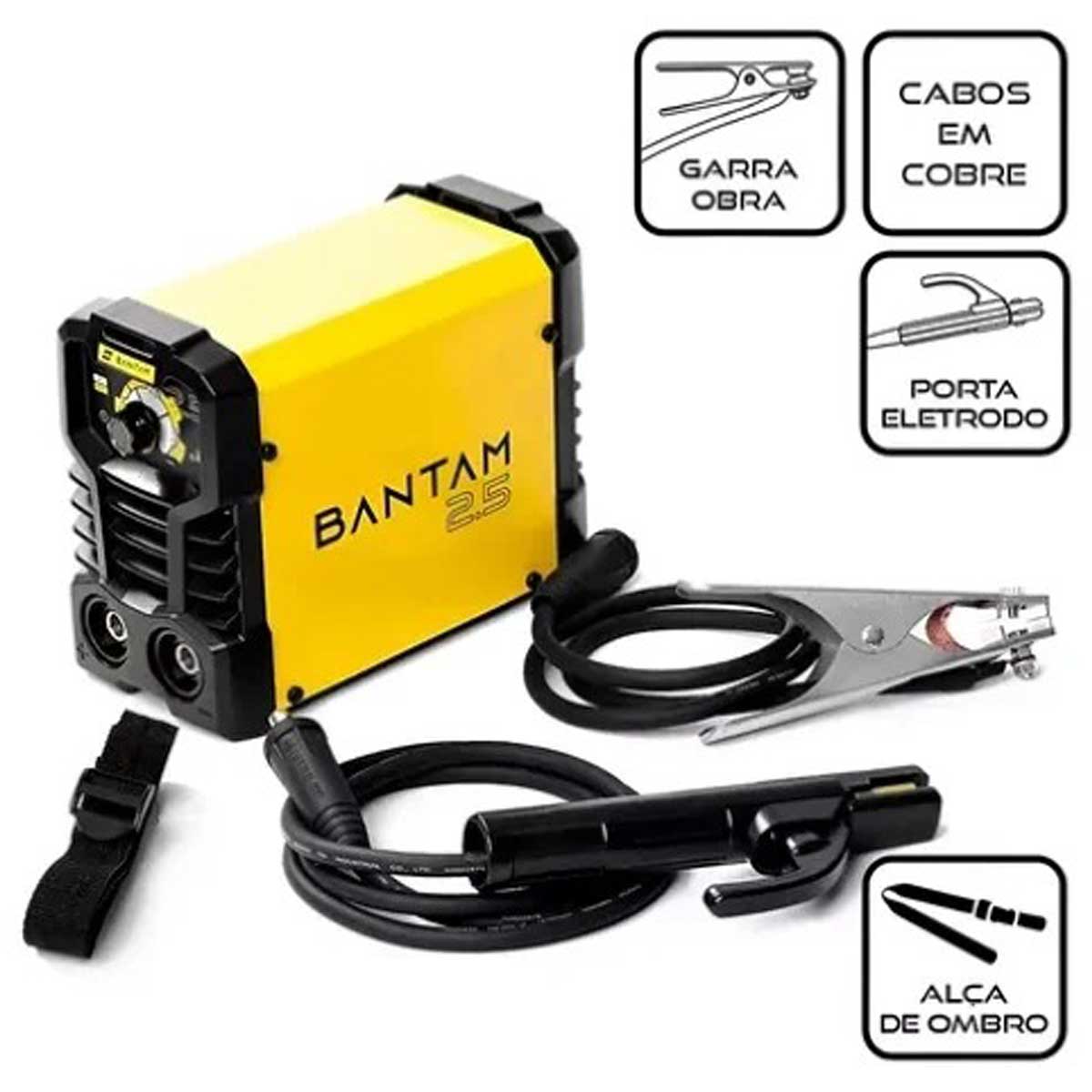 Máquina Inversora de Solda ESAB Bantam 2.5 120A Bivolt 127/