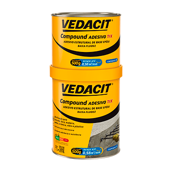 Compound Adesivo Tix 1KG A500G+B500G VEDACIT 121812