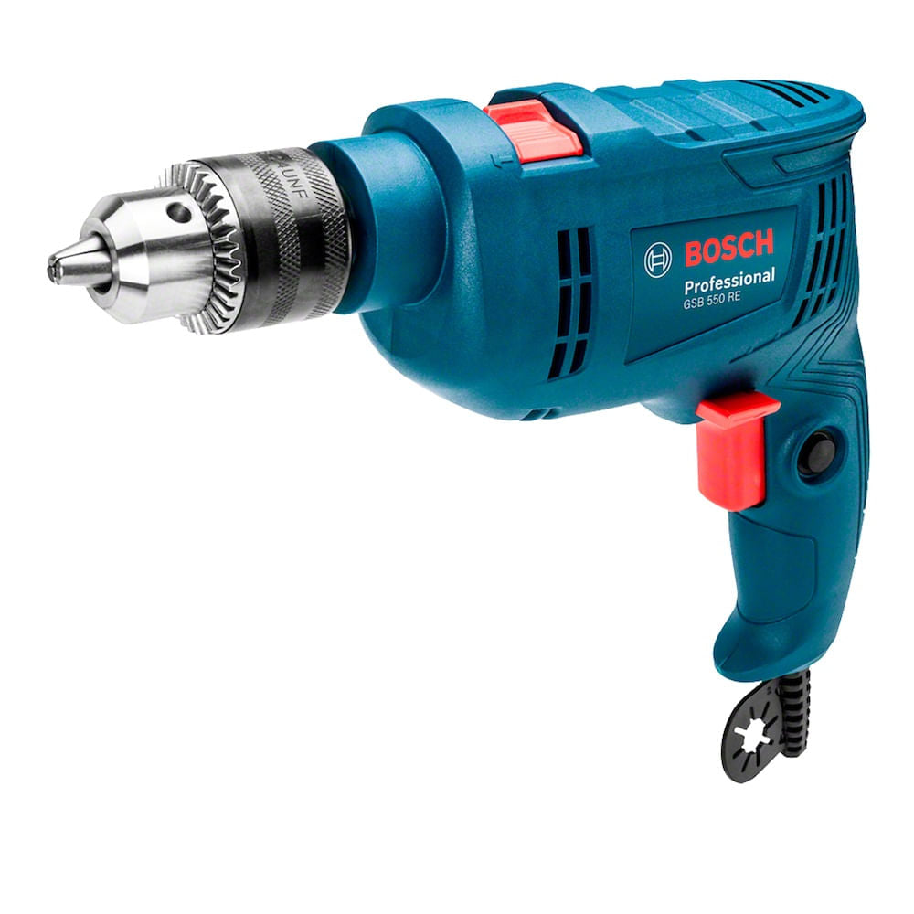 Furadeira de Impacto Bosch GSB 550 550W 220V 14 Acessórios