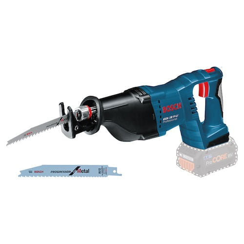 Serra Sabre À Bateria Bosch Gsa 18V-Li 18V Sb 2 Lâminas