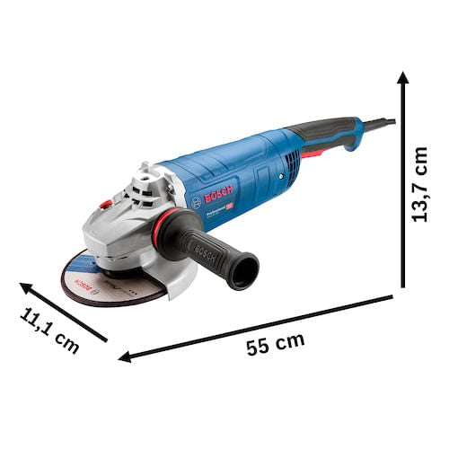 Esmerilhadeira Eletrica Angular 7''-180MM GWS-28-180 P 2800W BOSCH