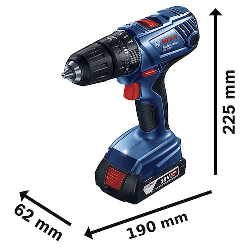 Parafusadeira Furadeira GSB 180-LI Bateria 18V Sem Maleta Bosch