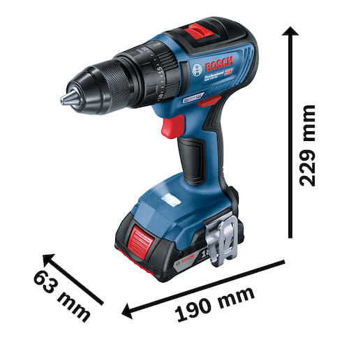 Parafusadeira/Furadeira à Bateria Bosch GSB 18V-50 2AH