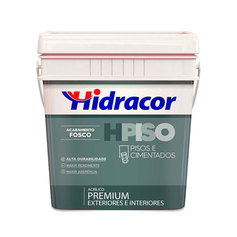 Tinta Hidracor Acrílica Para Piso De Concreto 3,6L