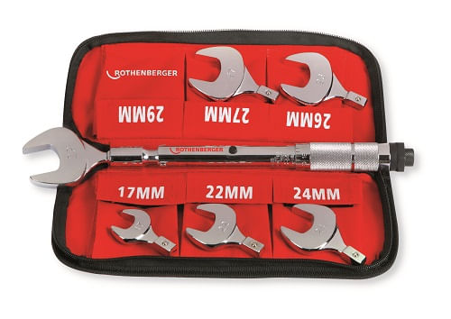 Jogo Chave Fixa C/07Pçs Dinamometricas 17-29MM Rothenberger