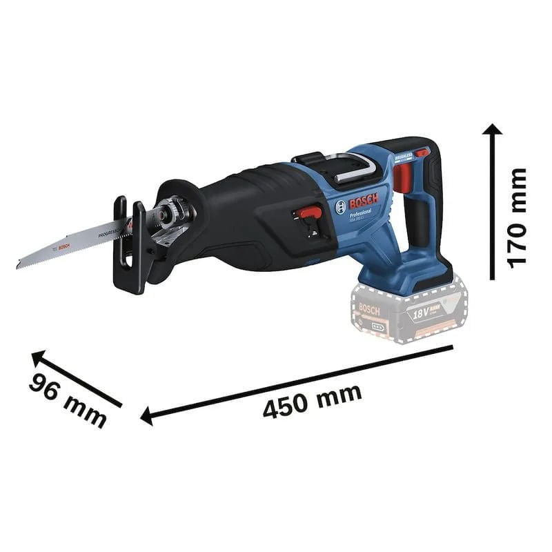 Serra Sabre á Bateria Bosch GSA 18V-185LI  06016C00E0