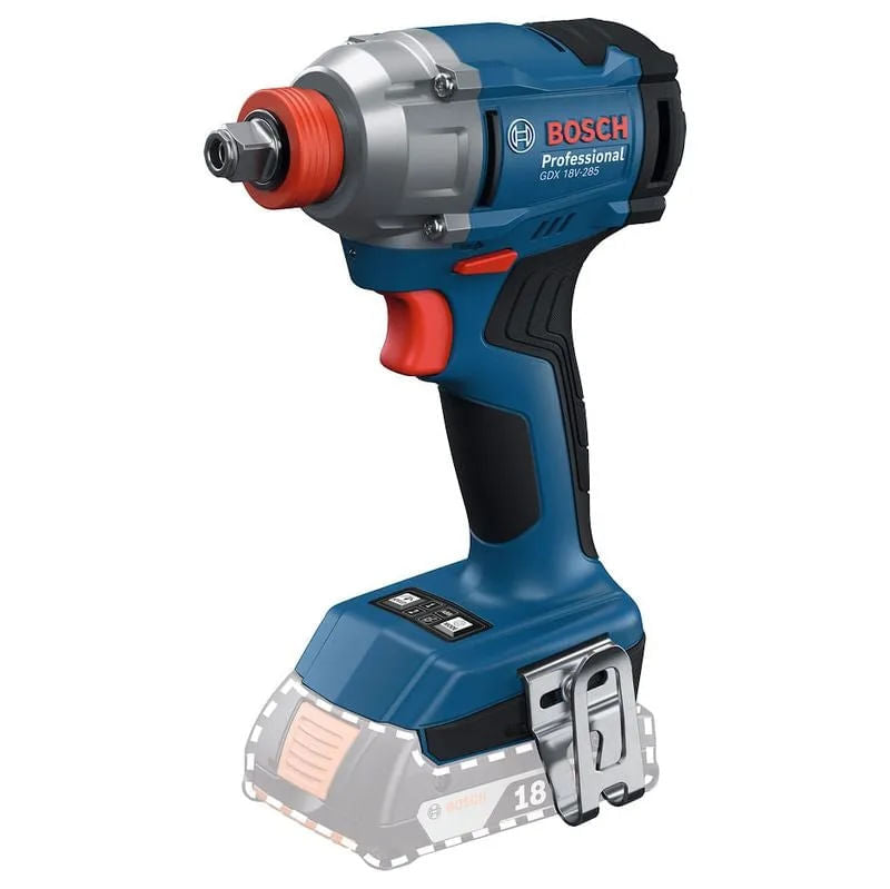 Chave de Impacto Bosch Bateria GDX-18V-285 2B+M