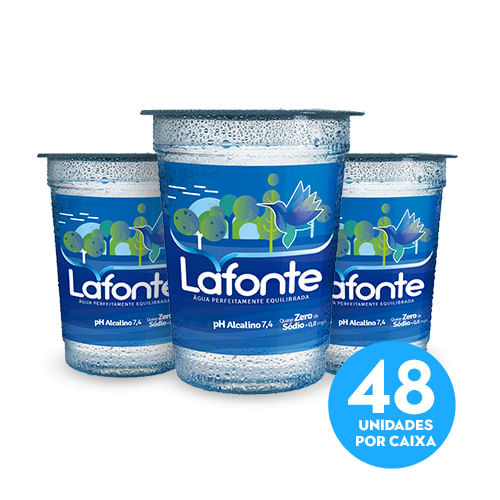 Água Lafonte Caixa 200ML Copo Com/48