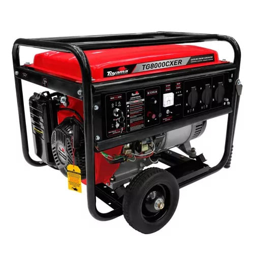 Gerador a Gasolina 6,6KVA Monofásico Partida Elétrica Toyama