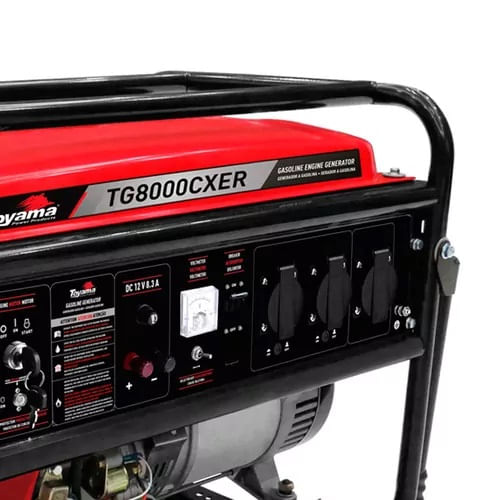 Gerador a Gasolina 6,6KVA Monofásico Partida Elétrica Toyama