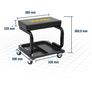 Banqueta Para/Mecânico Fixa Vonder