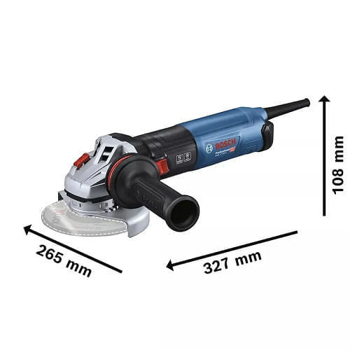Esmerilhadeira Eletrica Angular 5'-125MM GWS-17-125 S 1700W BOSCH
