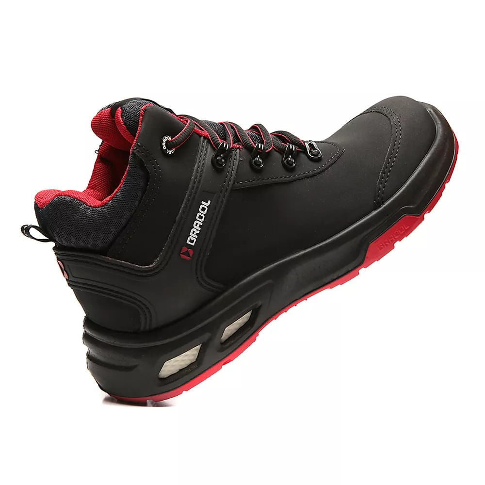 Bota Microfibra Detroit  Bracol Pro Bico Composity  PT CA48635 37