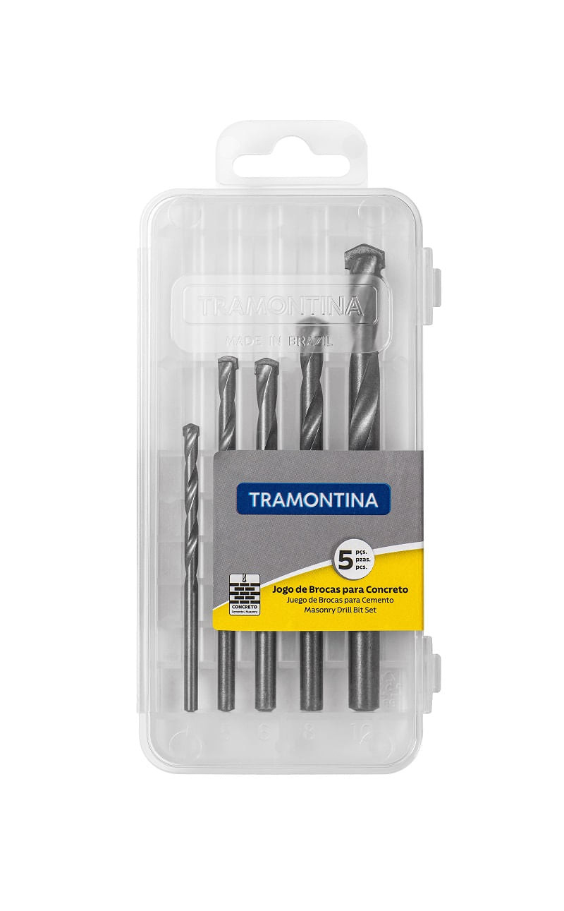 Broca Jogo Com/05Peças Concreto 4-10MM TRAMONTINA 43126505