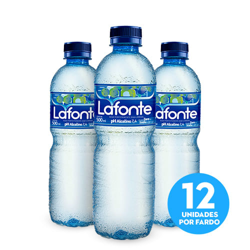 Água Lafonte Caixa 500ML Garrafa Sem/Gás Com/12
