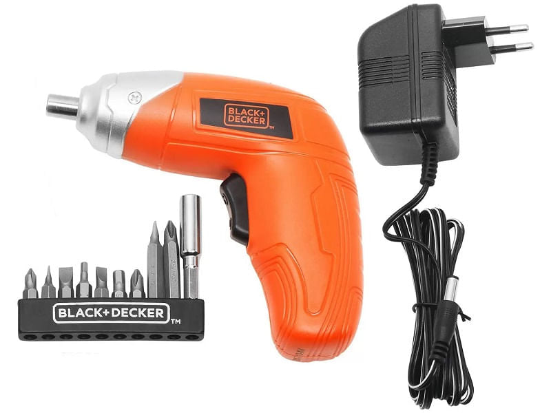 Parafusadeira Black Deck Kc3610 3,6V A Bateria Com 10 Acessorio