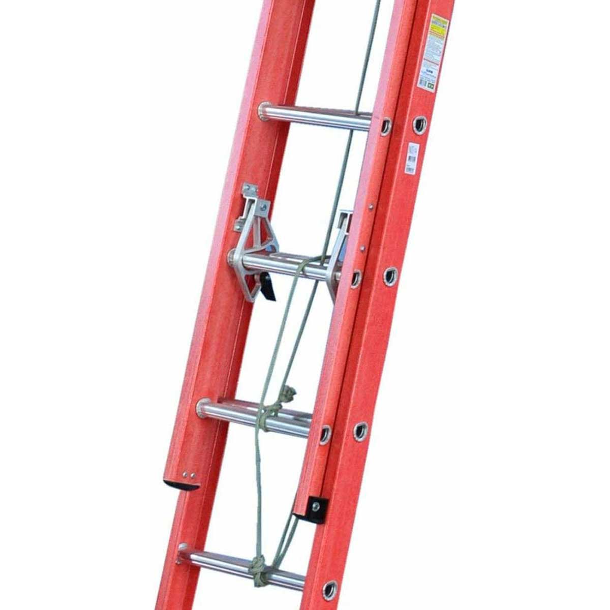 Escada Extensível 21 Degraus Síntese Tipo D Fibra de Vidro 3.9x6.6 Metros