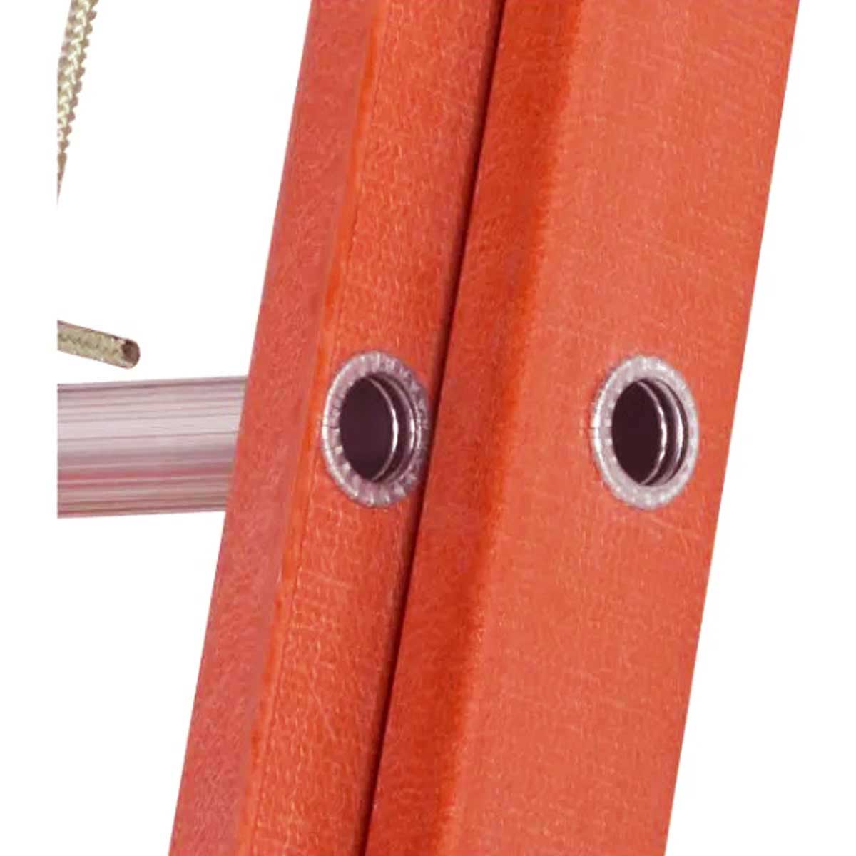 Escada Extensível 21 Degraus Síntese Tipo D Fibra de Vidro 3.9x6.6 Metros
