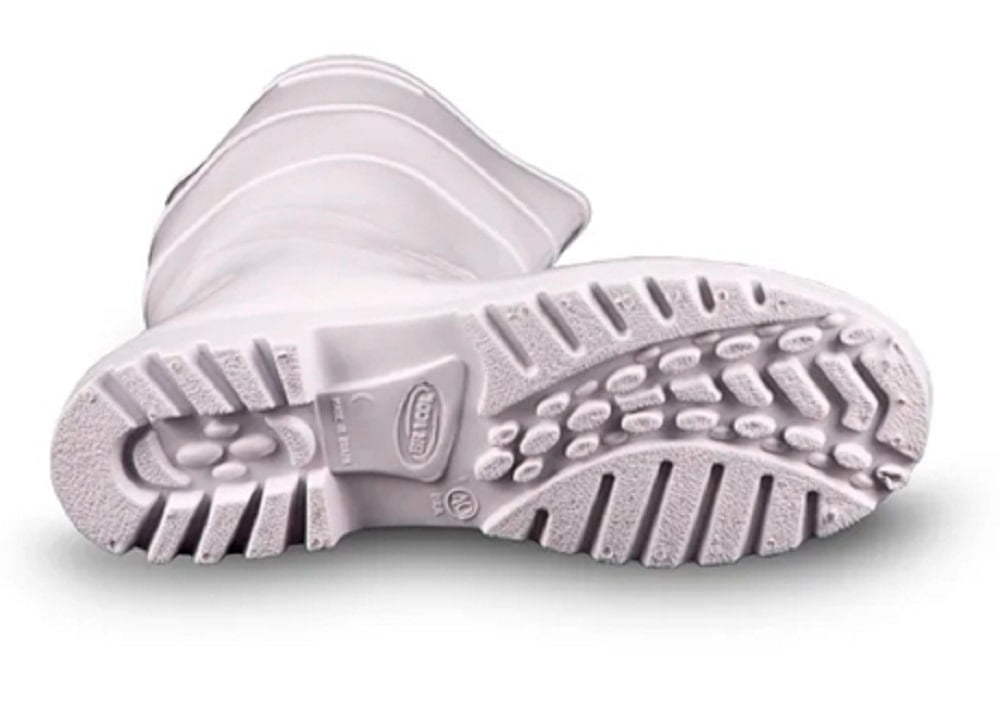 Bota de PVC Branco Cano Médio N36 CA37456 Bracol