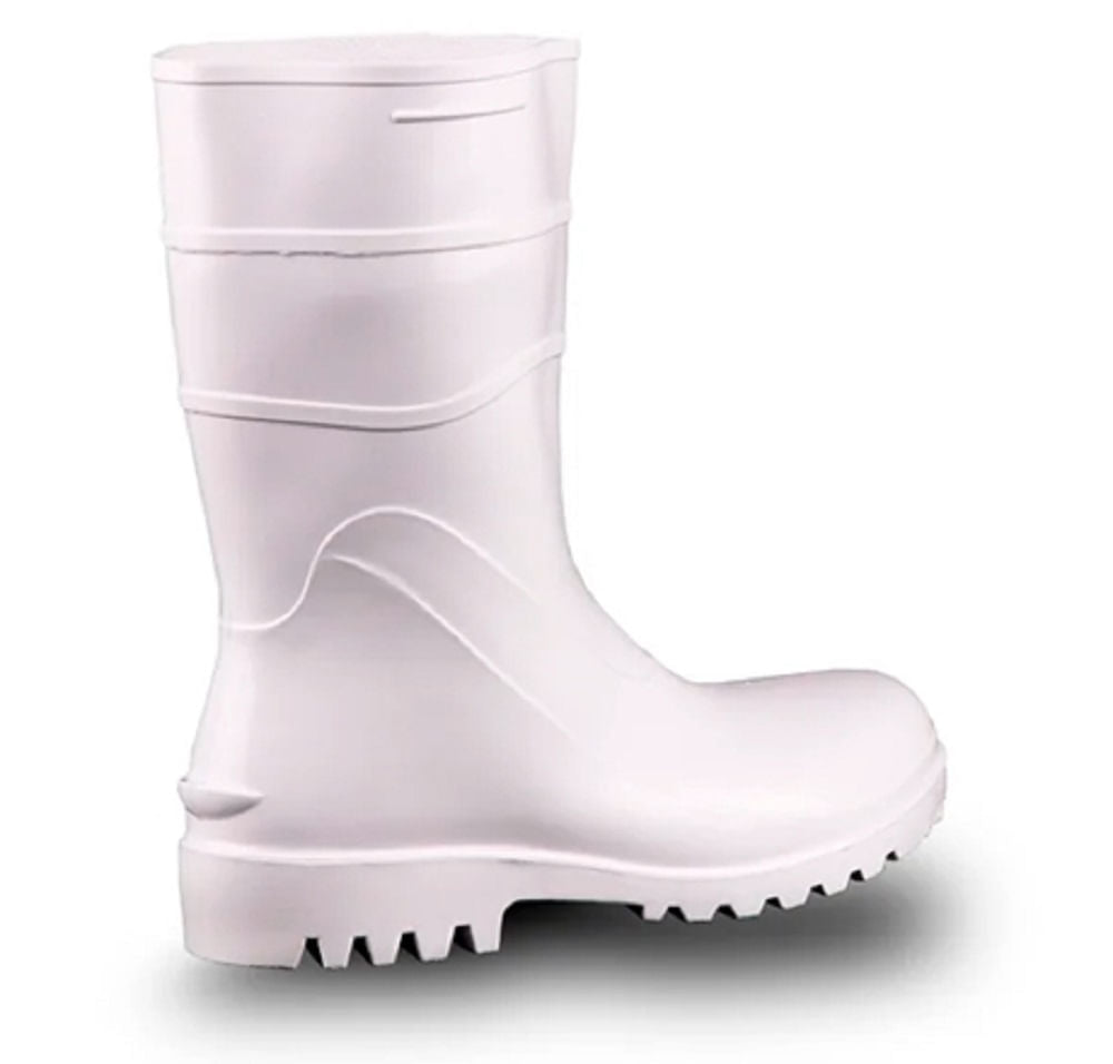 Bota de PVC Branco Cano Médio N36 CA37456 Bracol