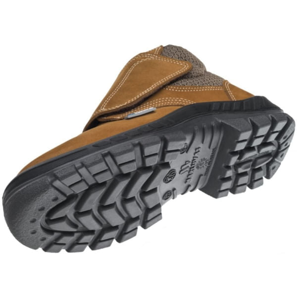 Bota Camurça Bico Plástico Com Velcro N41 Castor MARLUVAS