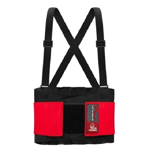 Cinto Segurança Steelflex Ergonomico Tamanho M Duplo Elas Vermelho