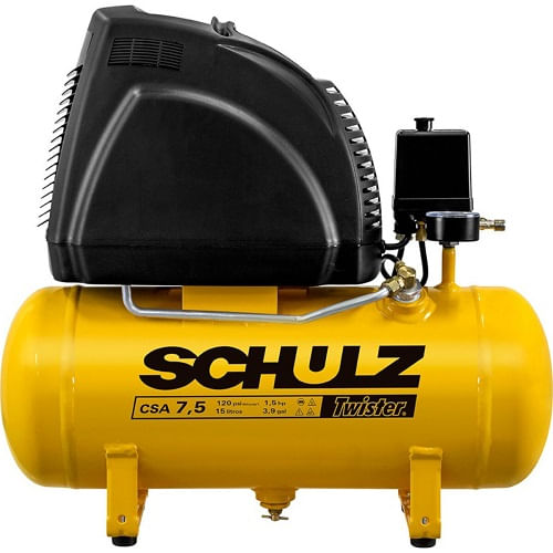 Motocompressor Ar Schulz BX CSA- 07,5/15 Twister 1,5HP