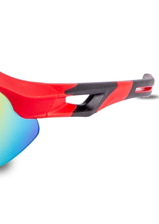 Óculos de Segurança Florence Vermelho Espelhado AR/AE/UV CA40904 STEELF