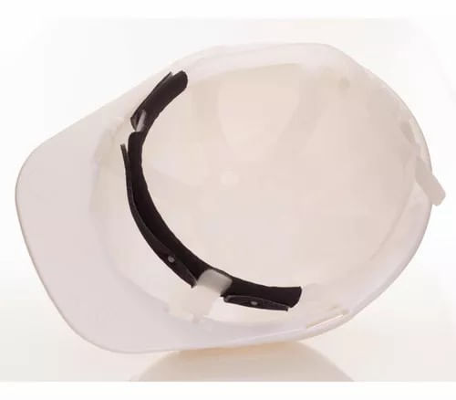 Capacete Aba Frontal Branco Com Carneira Deltaplus