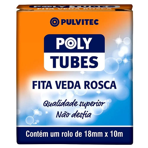 Fita Veda Rosca 18mm x 10m Pulvitec