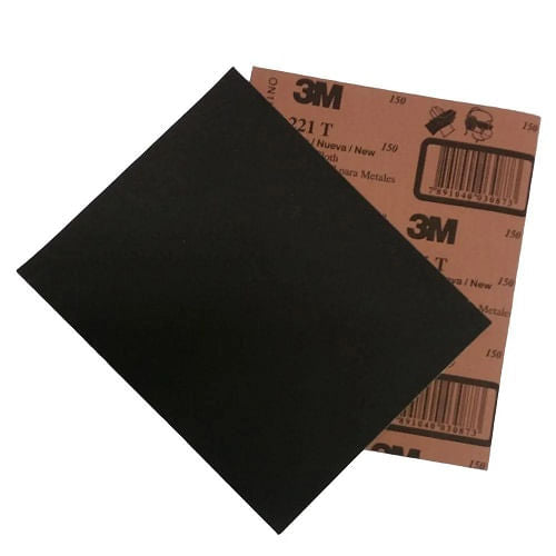 Folha Lixa Ferro 221T, Pacote 50 folhas de 225x275mm, grão P120 3M™
