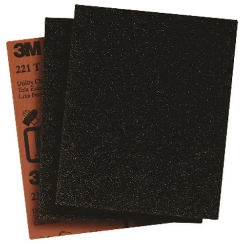 Folha Lixa Ferro 221T, Pacote 50 folhas de 225x275mm, grão P120 3M™