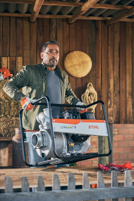 Motobomba á Gasolina Stihl WP 900 Centrifuga EHC 705