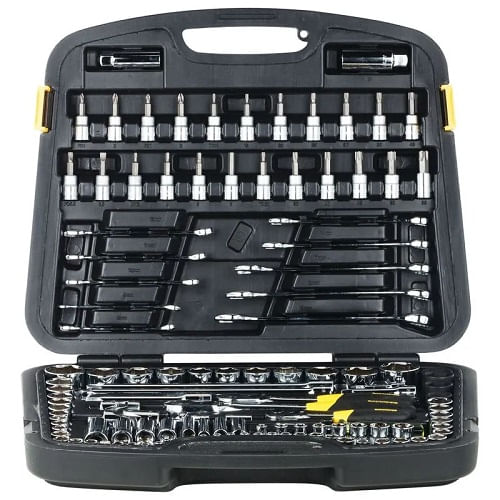 Jogo de Soquete Stanley 032 Com 120Peças Mecânico Profissional