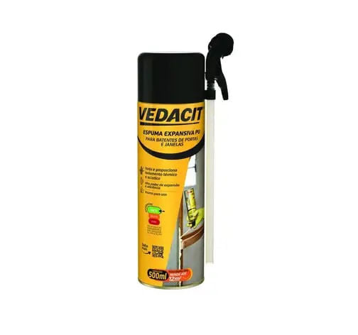 Espuma 500ML Expansiva PU Aerosol VEDACIT 147840