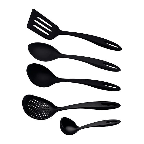 Utensilio Nylon Tramontina  Ablity 5 peças Preto