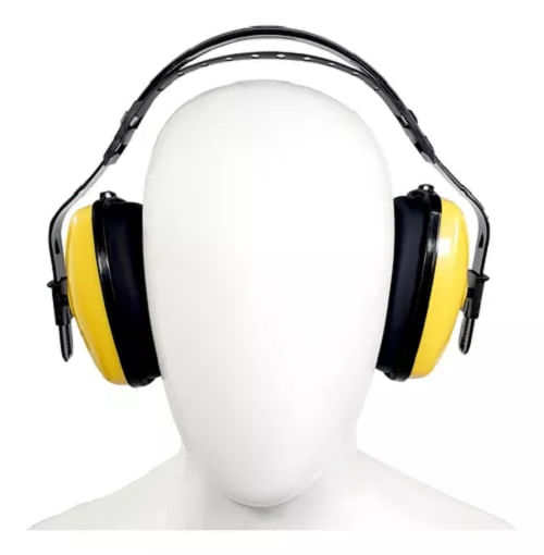 Abafador Auditivo Concha CA43811 Amarelo 18DB STEELFLEX